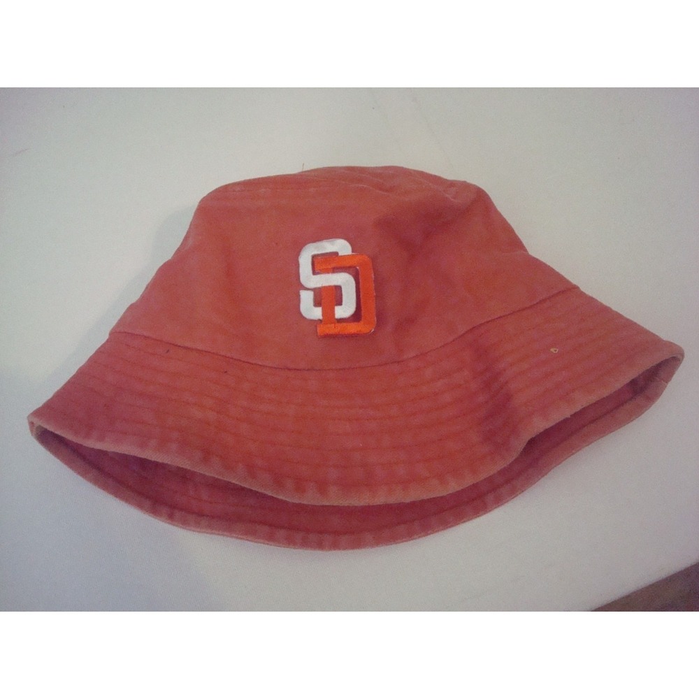 PADRES   ‎ BEACH m/lg FLOPPY BUCKET Y2K 90S HAT CAP VINTAGE DEADSTOCK FB